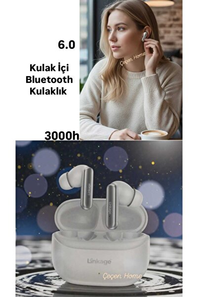 ÇEÇEN HOME Gürültü Önleyicili Kablosuz Kulak İçi Bluetooth Kulaklık 6.0 BT-30...