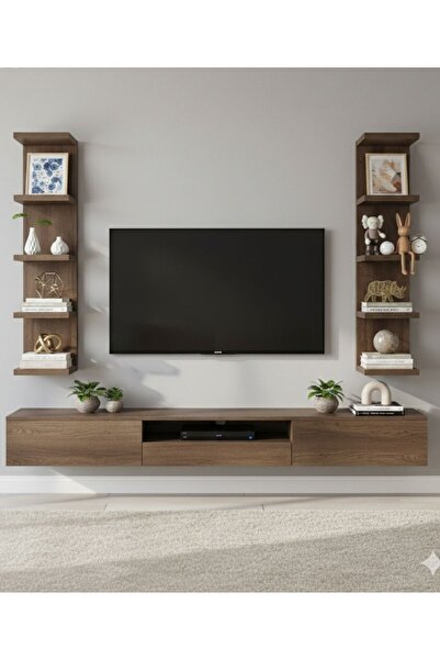 HomeBasics Tiered 5-Tier Wooden Wall Shelf Storage Rack 1 Piece