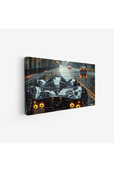 Tajridhome لوحة سيارات - سيارة رياضية - شوارع ممطرة - درامي - لوحات فن عصري -...