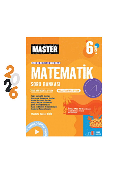 İntro Yayınları Okyanus Yayınları 6. Sınıf Master Matematik Soru Bankası