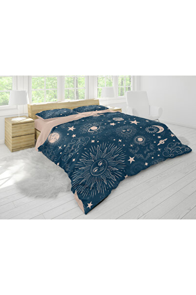 SAREL Astroloji Tema BASKILI 3D ÇİFT KİŞİLİK NEVRESİM TAKIMI