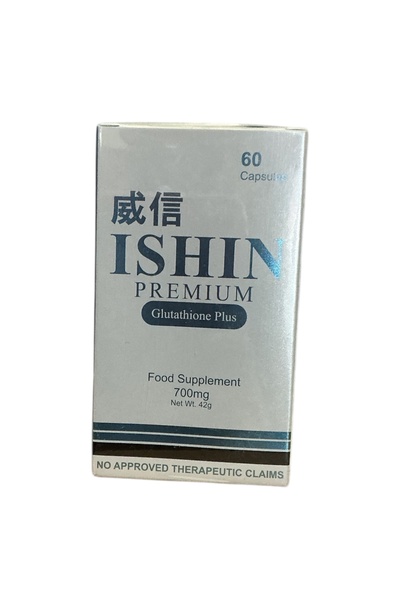 ishin premium glutathione plus 60 capsule