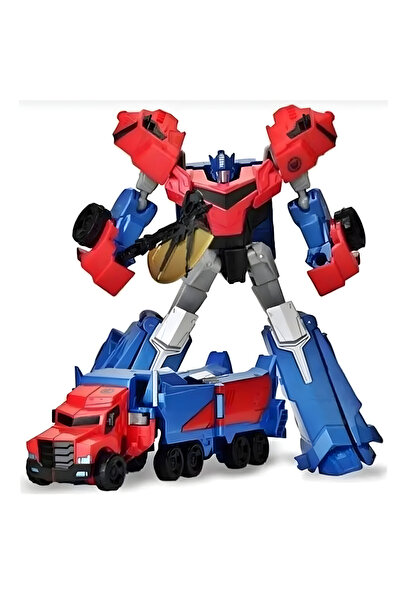 giffy Oyuncak Metal Gövdeli 20 Cm Kırmızı Tıra Dönüşen Robot Optimus Model Dö...