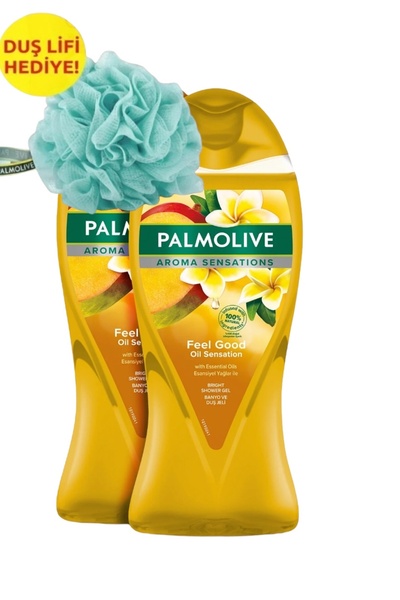 Palmolive Aroma Sensations Feel Good İpeksi Banyo ve Duş Jeli 500 ml x 2 Adet...