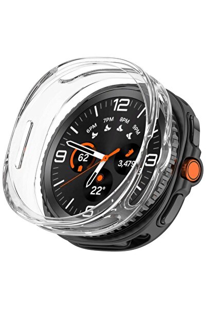 bbtech حافظة صلبة متوافقة مع ساعة سامسونج جالاكسي ووتش 8 كلاسيك مع حماية للشا...