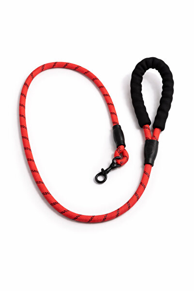 Papağanhane طوق مشي للكلاب مكون من قماش مجدّل حبال مقاس 115 سم 10 ملم - أحمر ...