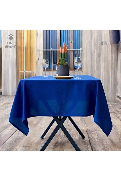 DNC home tekstil Premium platneni stolnjak tamnoplave boje