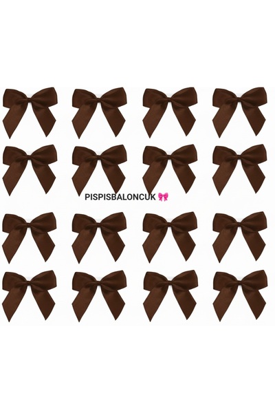 PISPISBALONCUK 50 adet kahverengi hazır fiyonk Nikah Şekeri düğün nişan çeyiz...