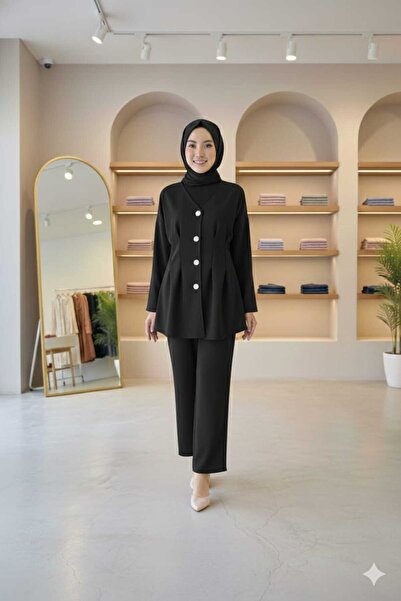 SCUBA Double Set Hijab Bottom Top Set