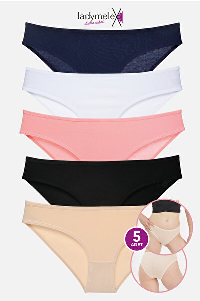 LadyMelex Women's Panties, Mixed Color Panties, Soft Cotton Fabric, Bikini Mo...