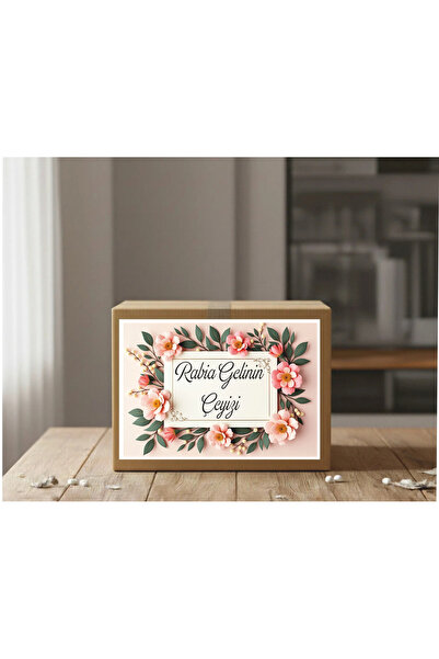 bertekdijital İsimli Çeyiz Etiketi - Kendinden Yapışkanlı - A4 Ebat (29 X 21 ...