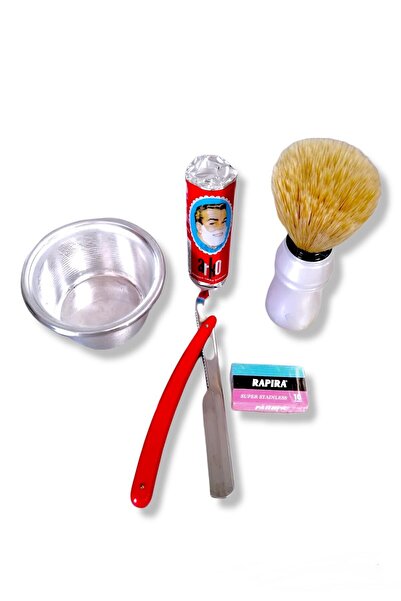 efmues Επαγγελματικό σετ ξυρίσματος για διαμόρφωση γενειάδας, σετ ξυρίσματος ...