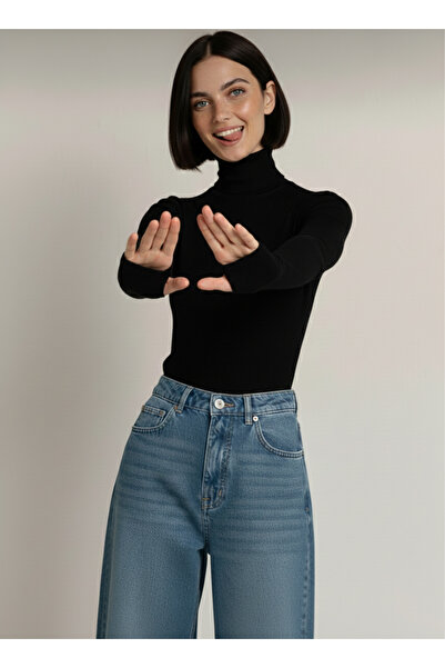 Serbella Corded Fabric High-Necked Badi Arazi Finger-Ring Body