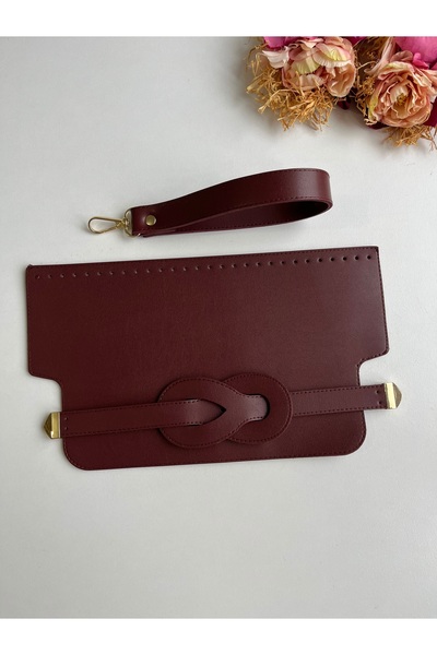 zg hobi aksesuar مجموعة حقائب محبوكة - مجموعة حقائب محبوكة إنفينيتي - لون بور...