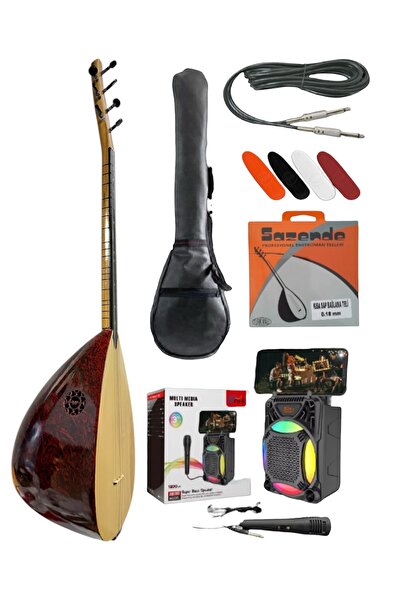 bademüzik Kısa Sap Bağlama Kompozit Eğitimlik Öğrenci (Komple Set Amfili)