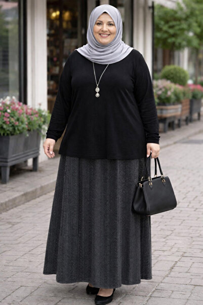 ARG Büyük Beden Kaşe Anne Eteği