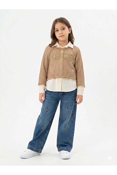 XO Kids Set de îmbrăcăminte pentru fete (bluză și pantaloni) 5-14 ani 36165