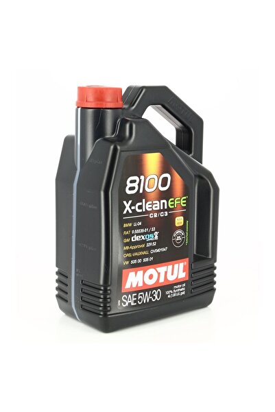 Motul 8100 X-clean Efe 5w-30 Partiküllü Motor Yağı 4l 2025 Uretim