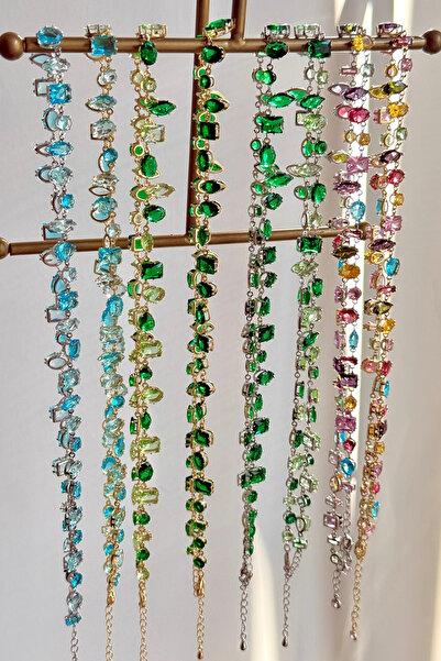 bacc Steel Non-Turning Gema Necklace with Zircon Stone Women's Necklace Bcyj-...