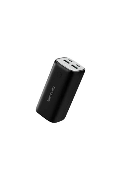 RavPower - Portable Battery 70W 20000mAh with 2 Type-C and 2 USB-A Ports - Black