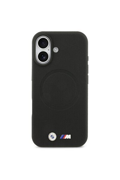 BMW Carcasă M FW cu logo metalic pentru iPhone 17, neagră
