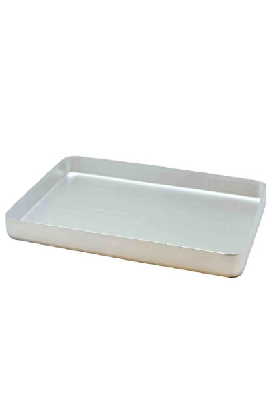 Newflon Rectangular aluminum tray for kunafa, storage, organization, oven, an...