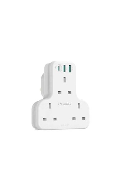 RavPower PD Pioneer Wall Charger with 3 USB Ports and Type-C 20W