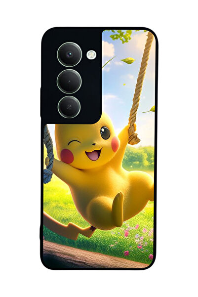 Aksel Kılıf Xiaomi Redmi 15 5g Compatible Printed , Matte Black, Soft Silicon...