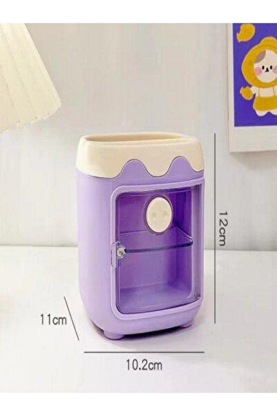 CEPHOME Masaüstü Kalemlik Kapaklı Mini Organizer – Masa Düzenleyici 11*10,2*1...