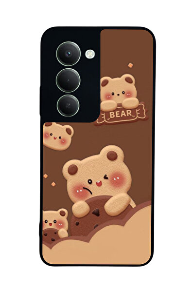 Aksel Kılıf متوافق مع هاتف Xiaomi Redmi 15 5G مطبوع، أسود غير لامع، سيليكون ن...