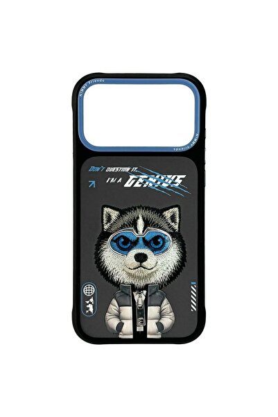 Nimmy Carcasă Cool 2.0 Wolf pentru iPhone 17 Pro Max, Neagră