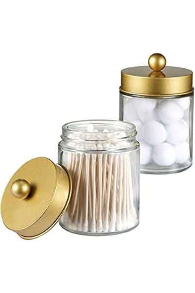 Amolliar منظم برطمانات التخزين للحمام