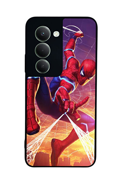 Aksel Kılıf متوافق مع هاتف Xiaomi Redmi 15 5G مطبوع، أسود غير لامع، سيليكون ن...