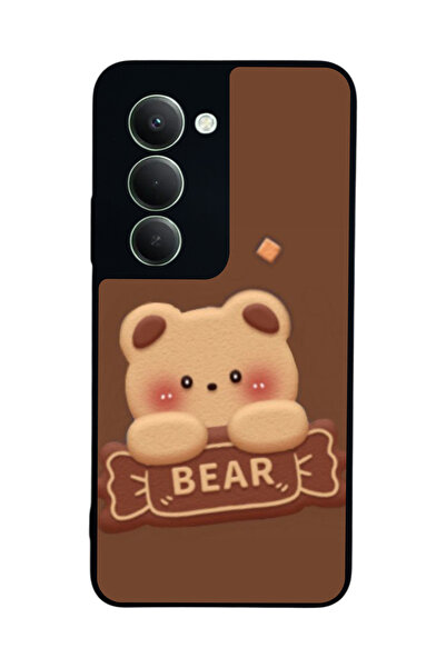 Aksel Kılıf متوافق مع هاتف Xiaomi Redmi 15 5G مطبوع، أسود غير لامع، سيليكون ن...