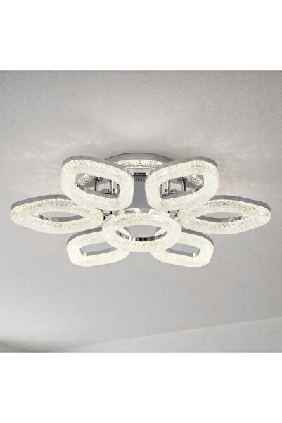 Led 2026 MODEL 6+1 TAVANA MONTE 3 RENKLİ LEDLİ DİMMERLİ 4 KADEMELİ AVİZE