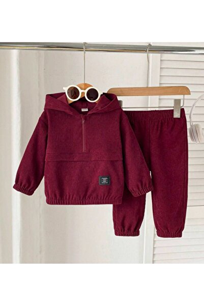 Nu Children's set (trousers and Hooded made of corduroy)