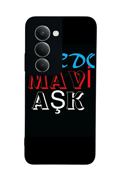 Aksel Kılıf Xiaomi Redmi 15 5g Compatible Printed , Matte Black, Soft Silicon...