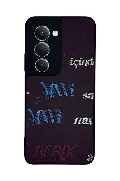 Aksel Kılıf متوافق مع هاتف Xiaomi Redmi 15 5G مطبوع، أسود غير لامع، سيليكون ن...