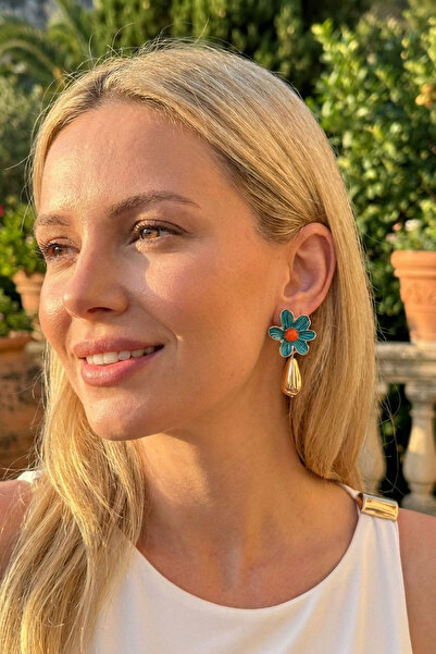 bacc Steel Flower Women's Dangle Earrings Bcyj-251054