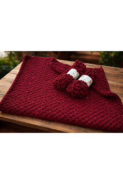 MAZSAY EL ÖRGÜSÜ PARMAK İP BEBEK BATTANİYESİ BABY