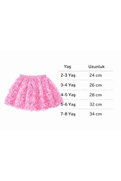 TREND NATURAL Girls' Knit Sweater and Rose Detail Skirt Buckle and Bag 2-8 Years Burgundy and Pink