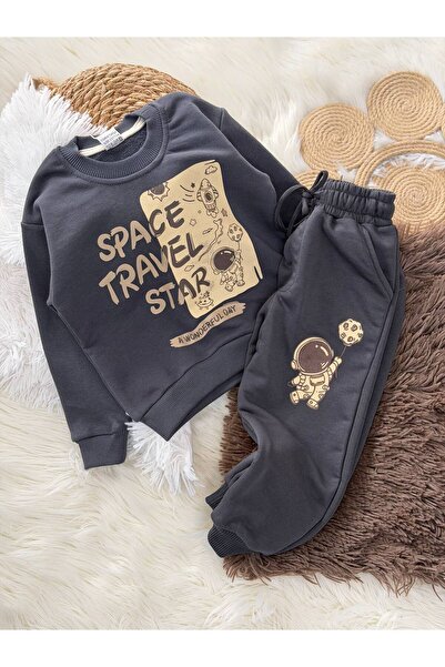 sobekidstore بدلة رياضية للأولاد مكونة من 3 قطع بدون زخارف بتصميم كامل