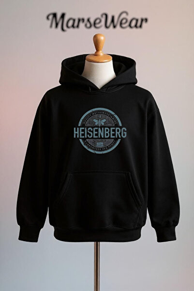 Vordevia هيزنبرج مطبوع سويت شيرت قطني بثلاثة خيوط O قصة فضفاضة K بغطاء رأس