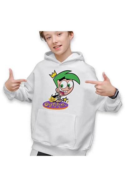 OEM Παιδικό Φούτερ με Κουκούλα για Αγόρια Fairly Odd Parents Cosmo Julius My ...