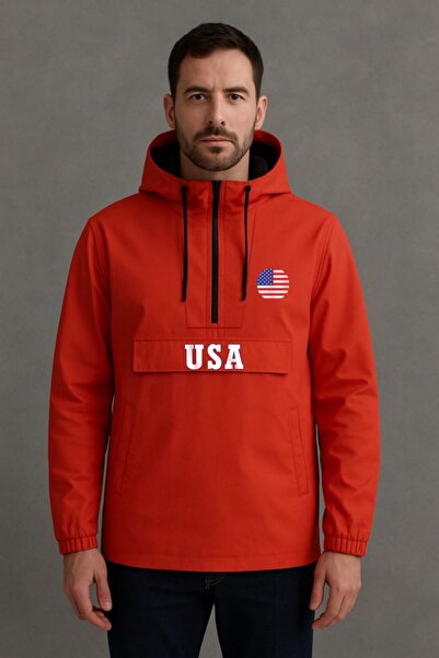 SARI America Usa Half Zip Raincoat