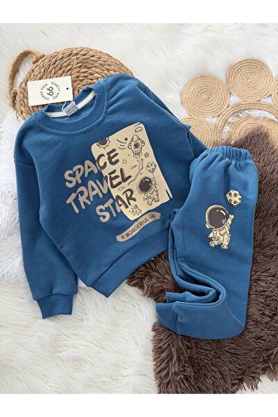 sobekidstore Boy's Tracksuit Set 3-Thread Without Piping Full Fit