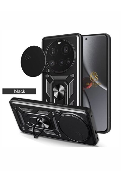 Massemr جراب سيليكون لهاتف شاومي مي 15 ألترا مع حلقة عدسة تانك، غطاء فاخر ممت...