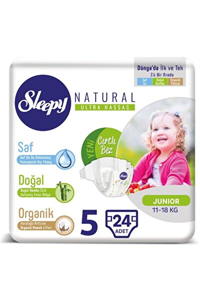 Sleepy Bebek Bezi 5 Beden Junior 11-18 Kg 24lü