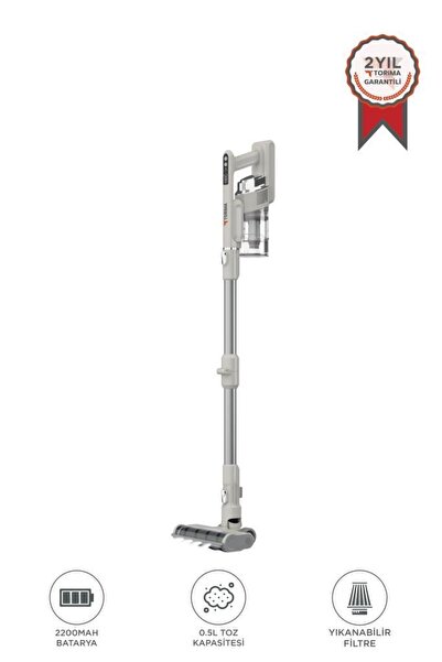 Torima Kablosuz Katlanabilir Hafif UV Işıklı Dikey Şarjlı Süpürge 300W 21KPa ...