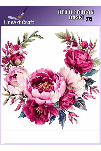 LİNEART Ütü ile Rubon Baskı Transfer No:RB275-30x30cm